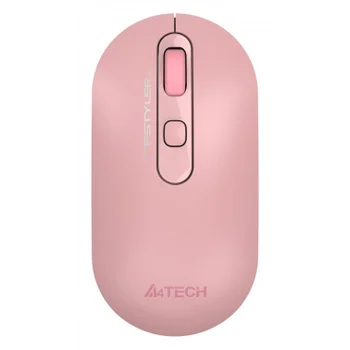 Мышь A4Tech Fstyler FG20 розовый оптическая (2000dpi) беспроводная USB для ноутбука (4but)